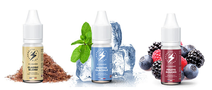 3 e-liquides Cigaretteelec